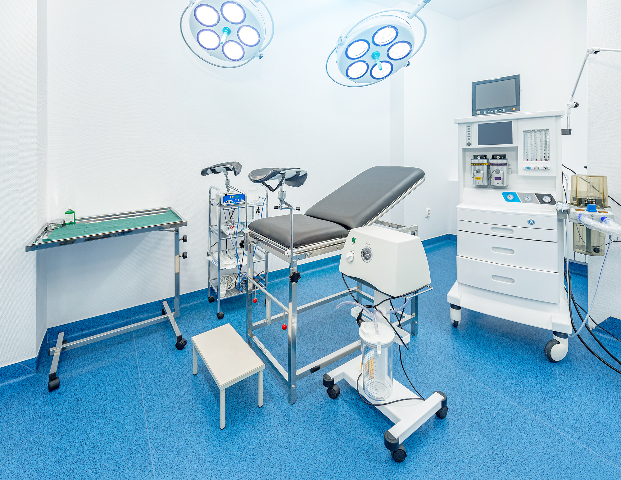 Sala ginecológica equipada por Maproserfin